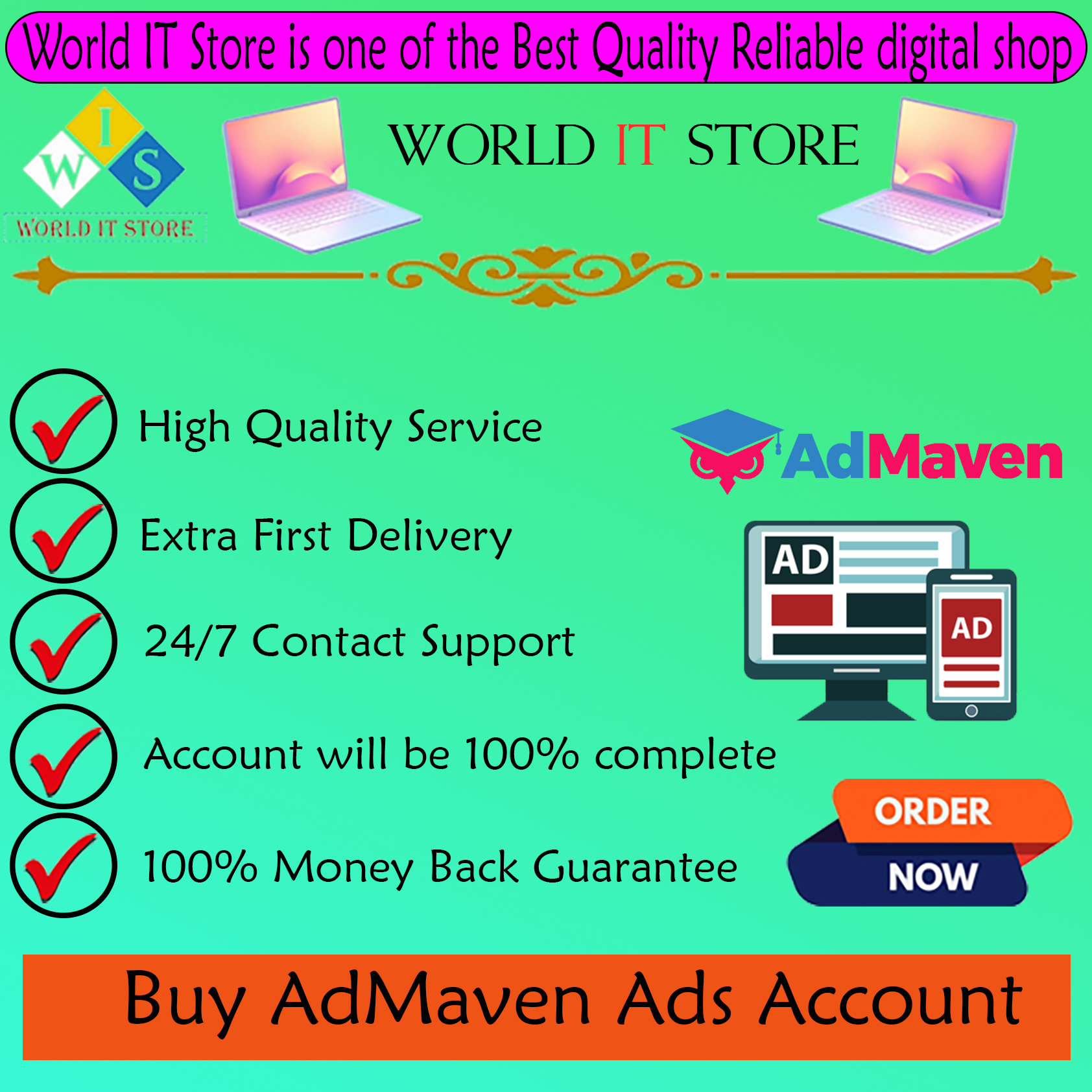 Buy AdMaven Ads Account