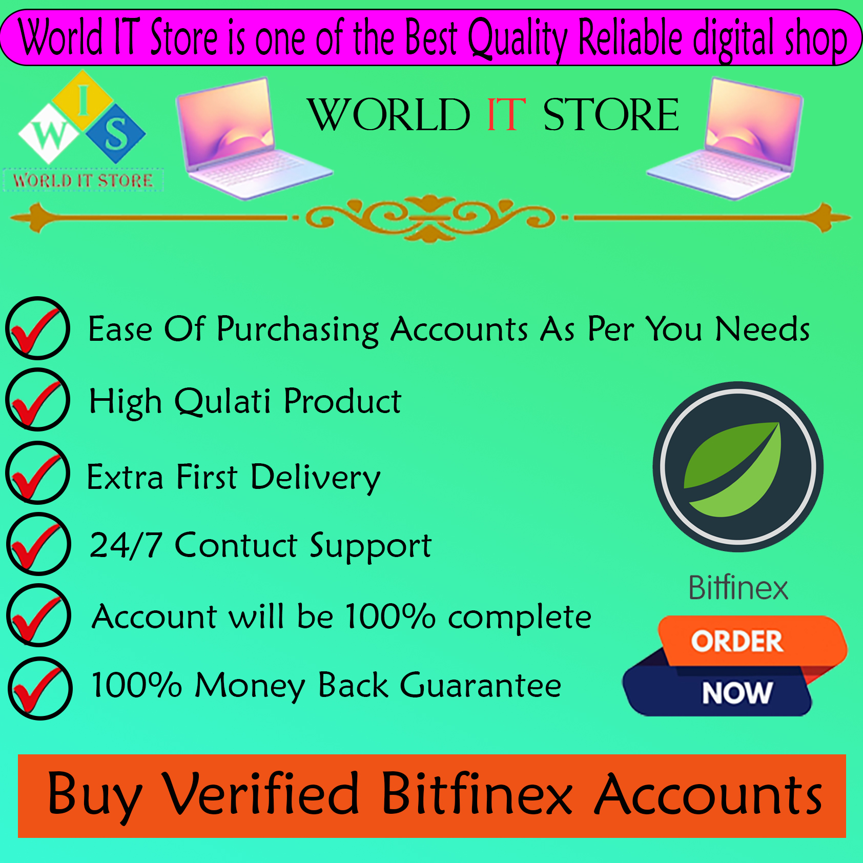 Buy Verified Bitfinex Accounts