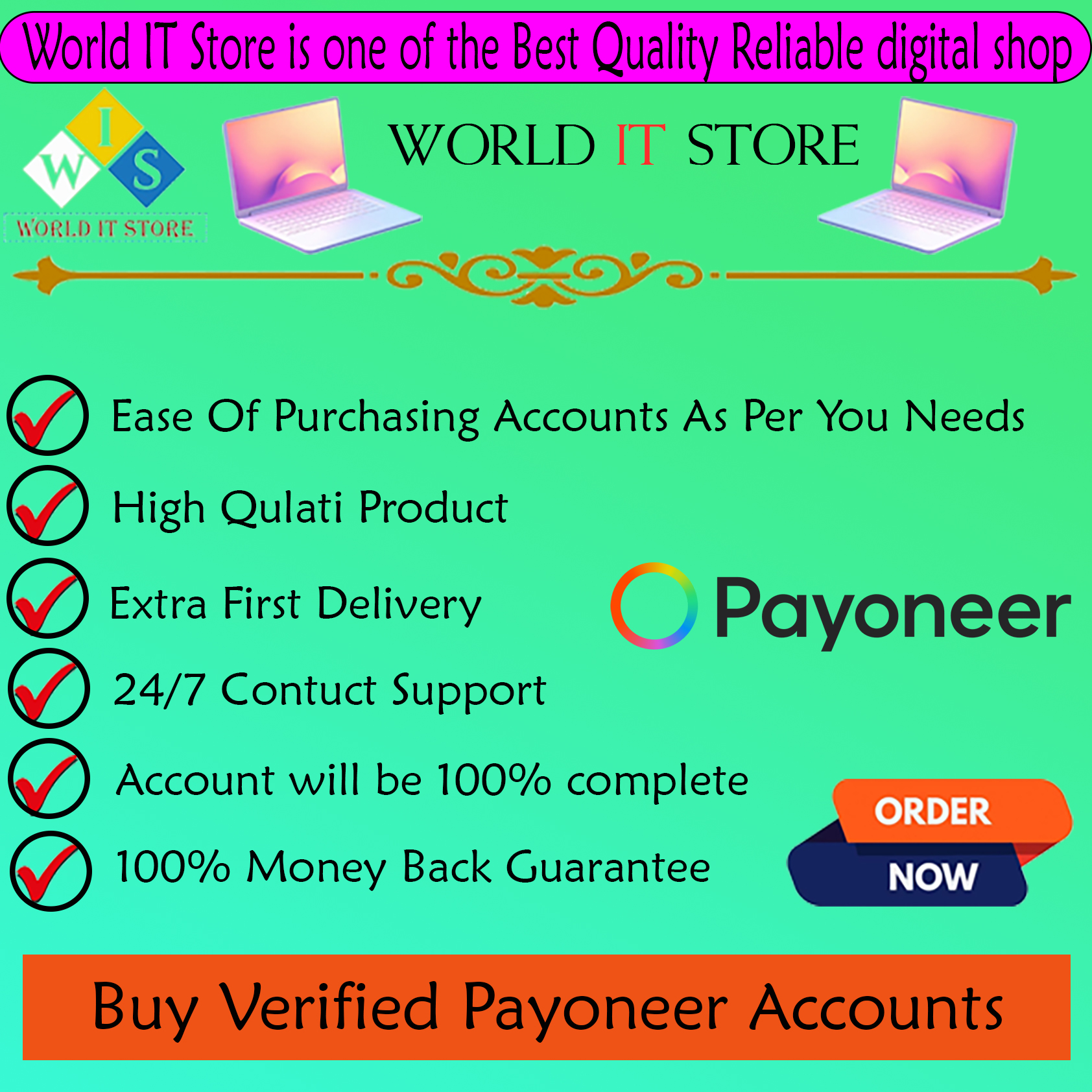 Buy Verified Payoneer Accounts