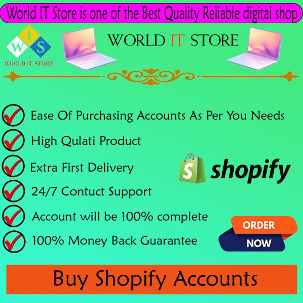 Buy Shopify Accounts